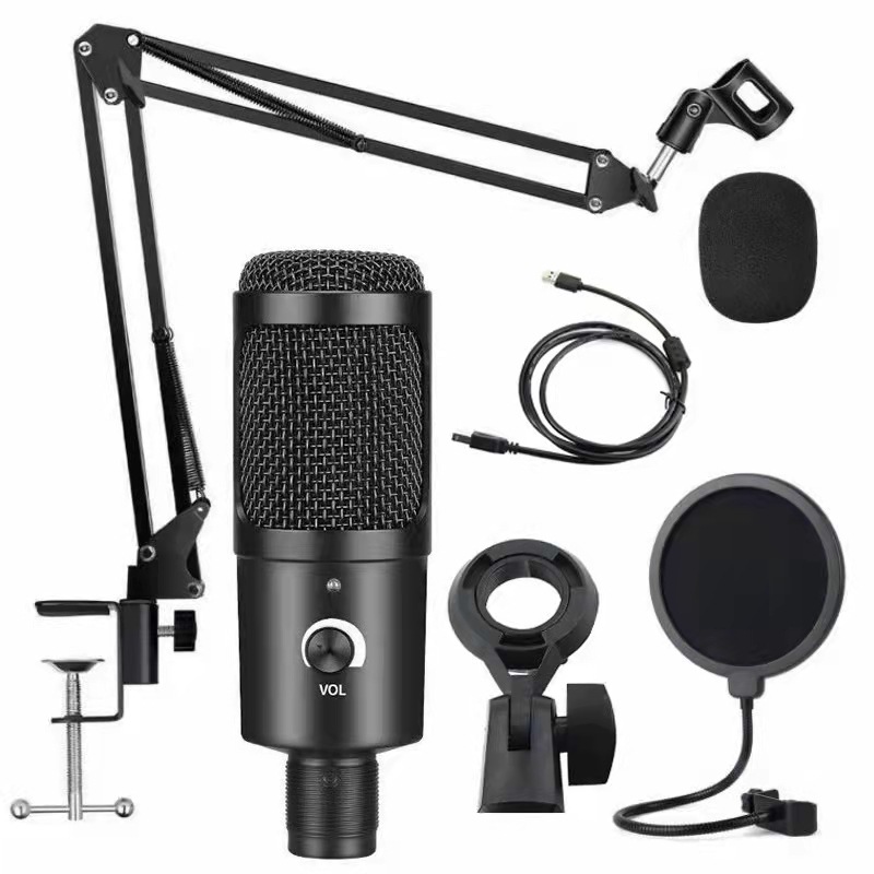 Pc Gaming Youtubers - Mikrofon Perekam Mikrofon Kondensor USB dengan