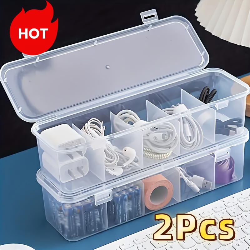 Desk Cable Organizer - 2 Buah Kotak Manajemen Kabel Besar