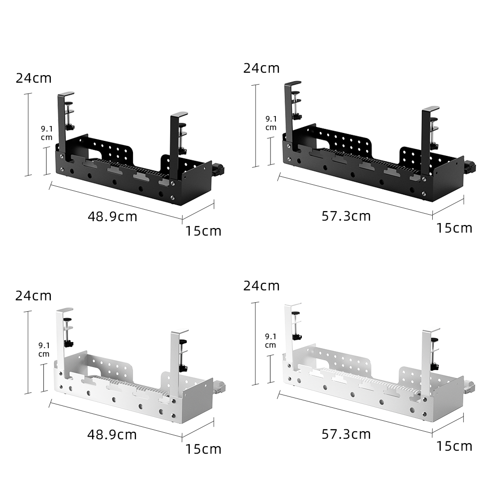 Desk Cable Organizer - Panel Pengatur Kabel Tanpa Bor di