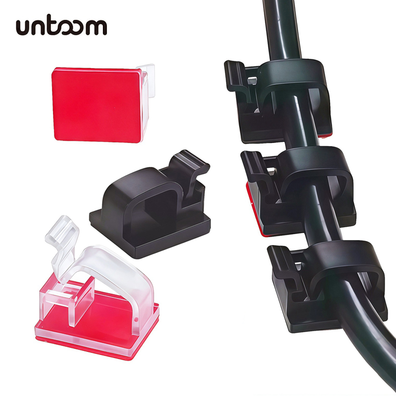 Desk Cable Organizer - 20 PCS Klip Kabel Perekat Pengatur