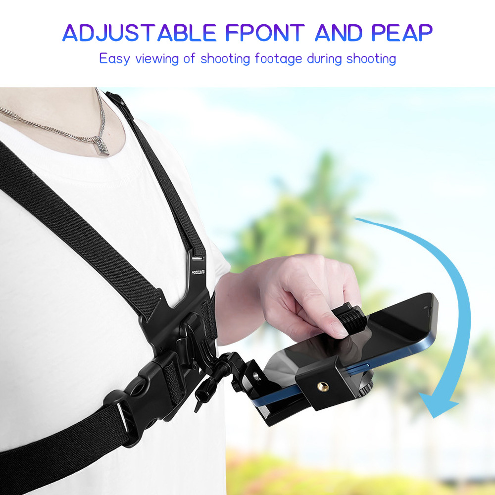 Desk Cable Organizer - Penyangga Ponsel Dada Elastis yang Dapat