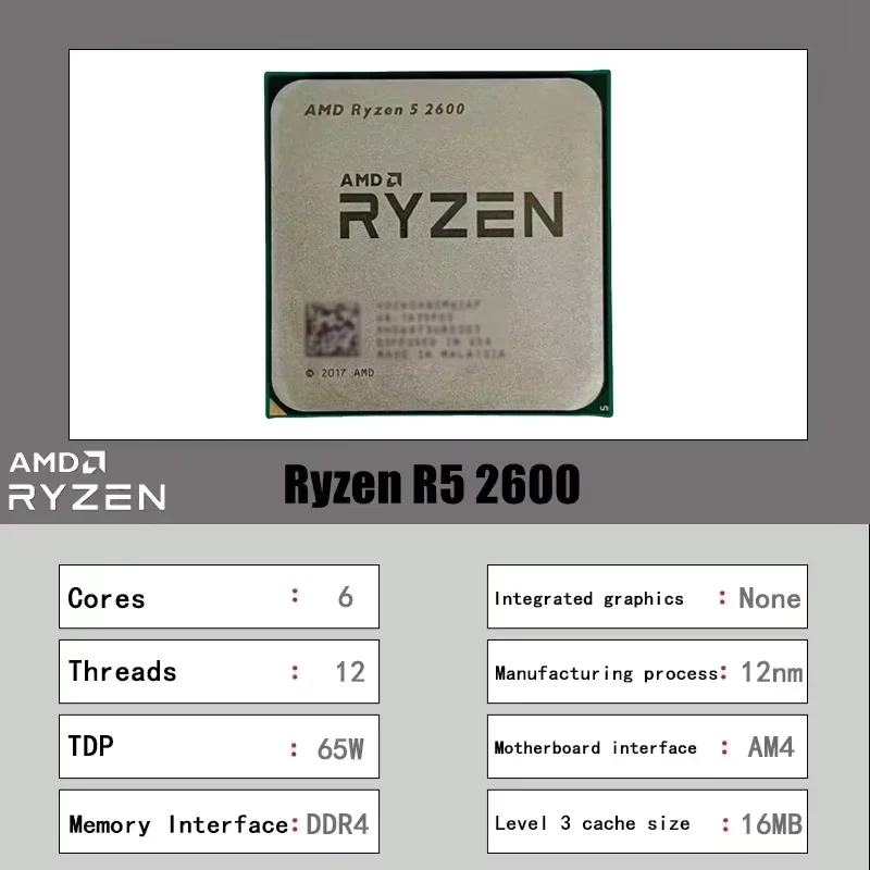 Prosesor Komputer Desktop AMD  - Amd Cpu Ryzen 5 ulasan dan harga