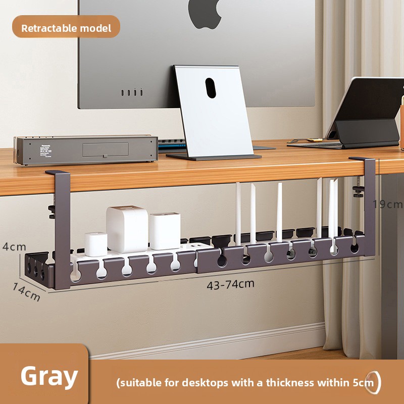Penjepit Kabel Retraktil Tanpa - Desk Cable Organizer ulasan dan harga