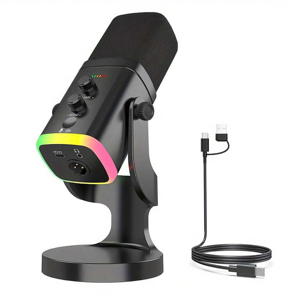 Mikrofon Dinamis XLR/USB untuk - Pc Gaming Youtubers ulasan dan harga