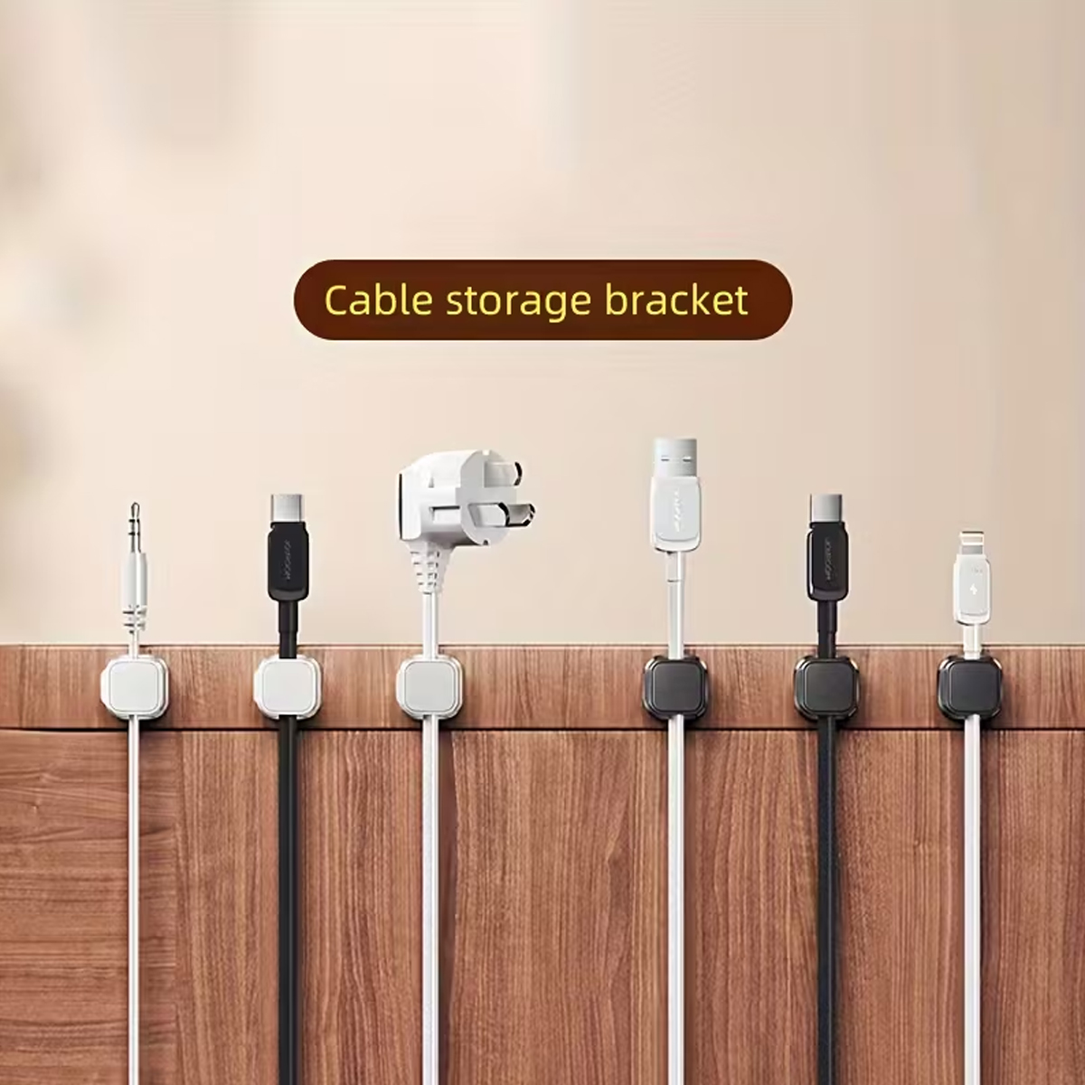 Kit Pengatur Kabel 12/6 Buah,  - Desk Cable Organizer ulasan dan harga