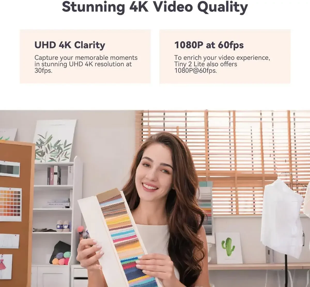 Tiny 2 Lite 4K PTZ Webcam AI T - Webcam 4K ulasan dan harga