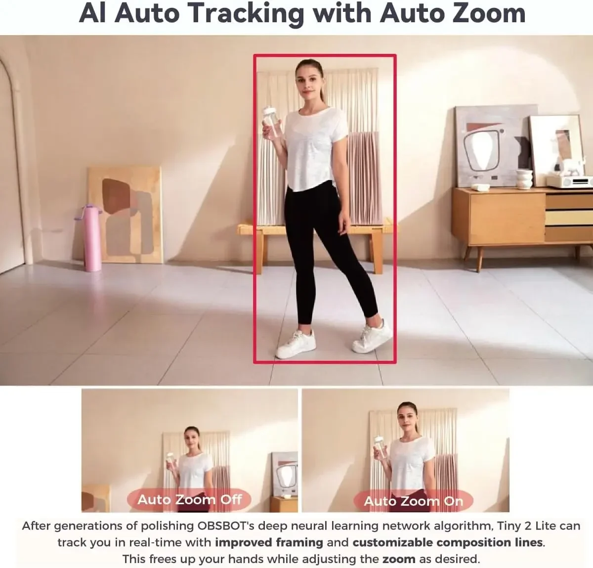 Tiny 2 Lite 4K PTZ Webcam AI T - Webcam 4K ulasan dan harga