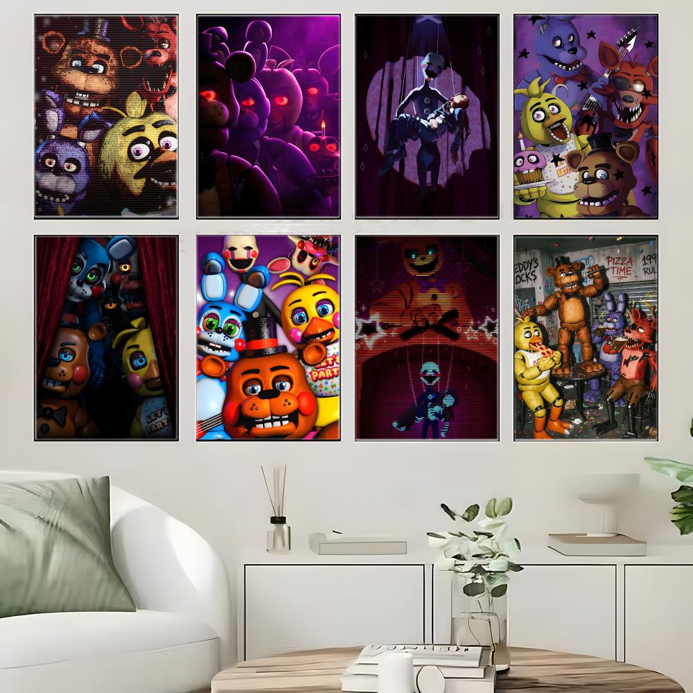 Poster F-FNAF Game Horor Anima - Pc Gaming Quotes ulasan dan harga