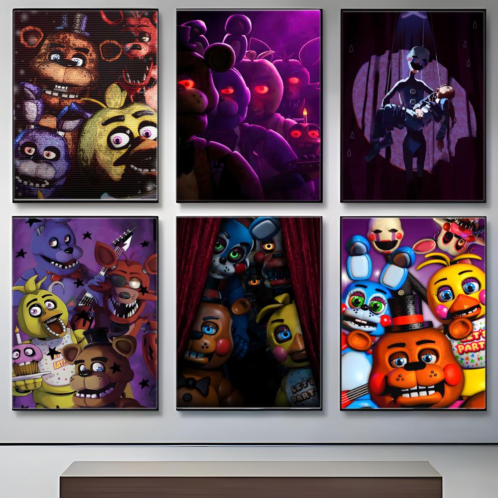 Poster F-FNAF Game Horor Anima - Pc Gaming Quotes ulasan dan harga