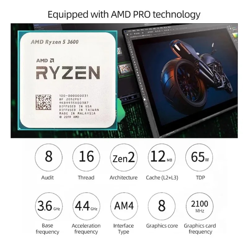 AMD Ryzen 5 3600 Socket AM4 10 - Amd Cpu Ryzen 5 ulasan dan harga