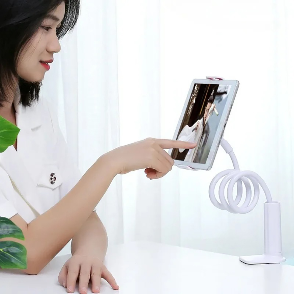 Penjepit Ponsel Putar 360 Dera - Desk Cable Organizer ulasan dan harga