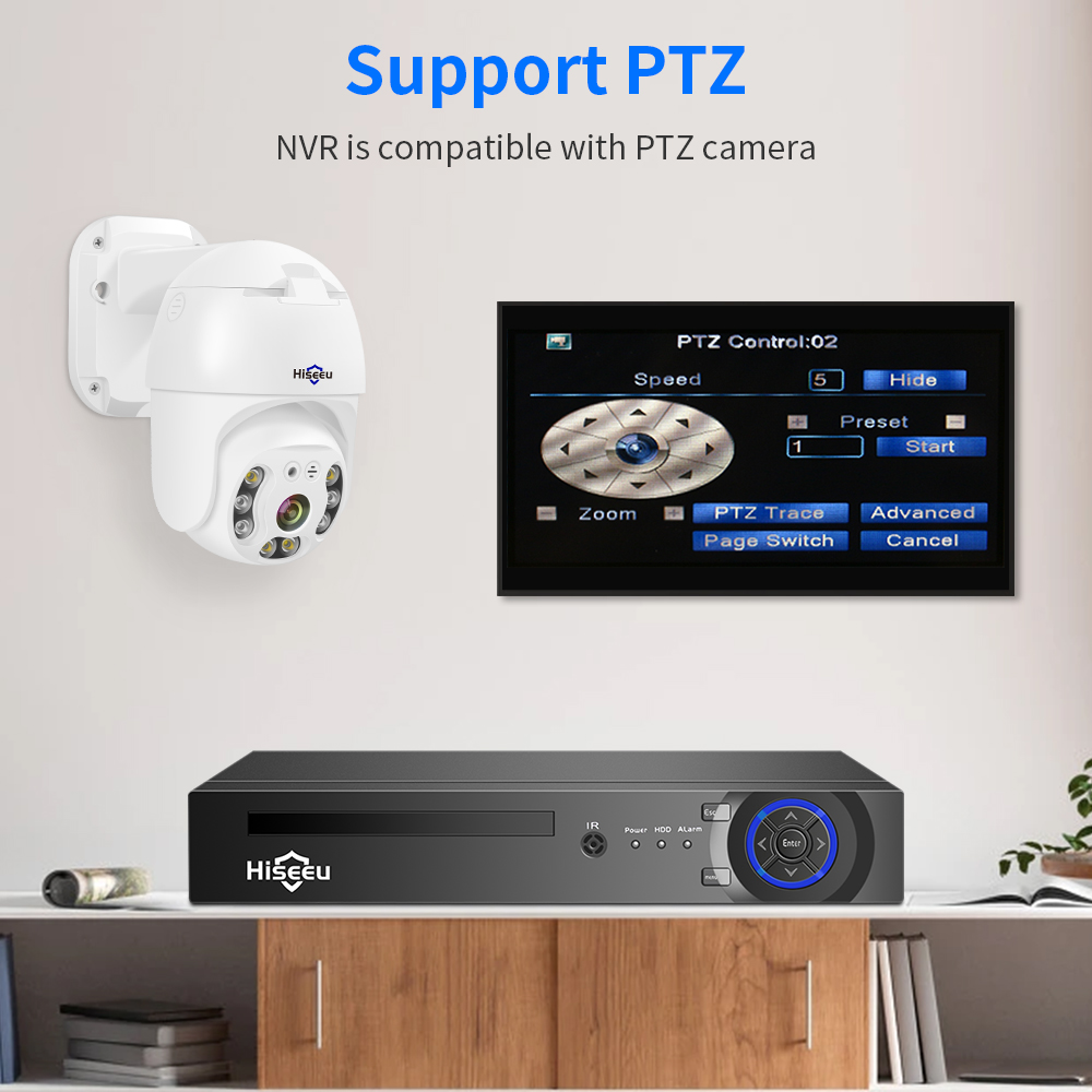 Hiseeu 4CH 10CH 16CH 4K 8MP 5M - Webcam 4K ulasan dan harga
