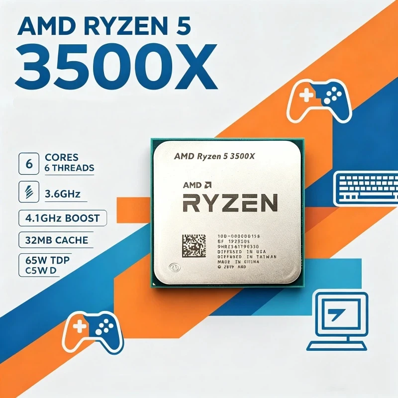 AMD Ryzen 5 3500X AM4 CPU Desk - Amd Cpu Ryzen 5 ulasan dan harga