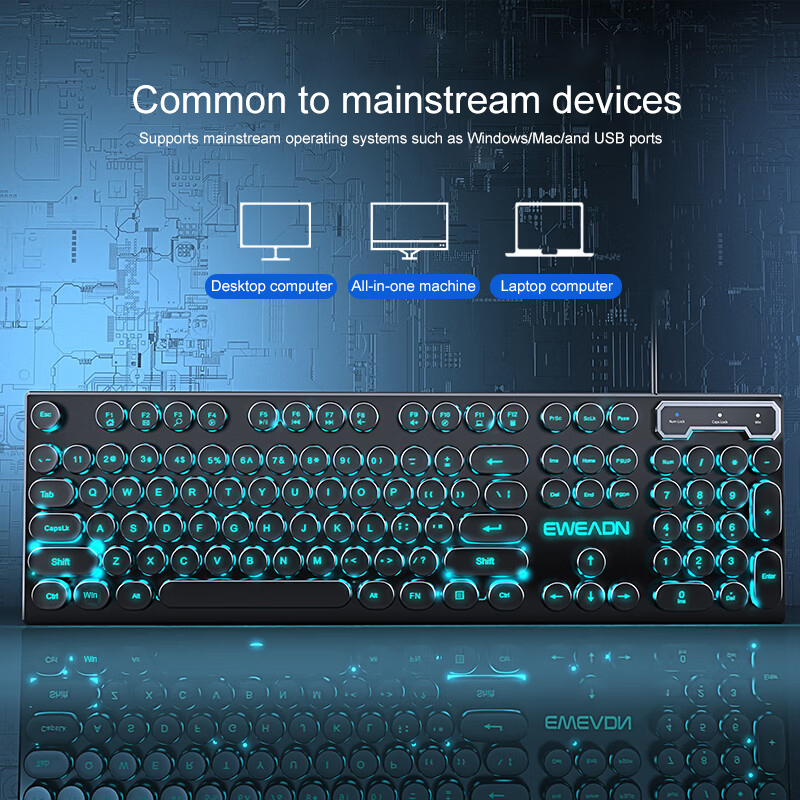 Keyboard Gaming Mesin Ketik EW - Pc Gaming Handheld ulasan dan harga