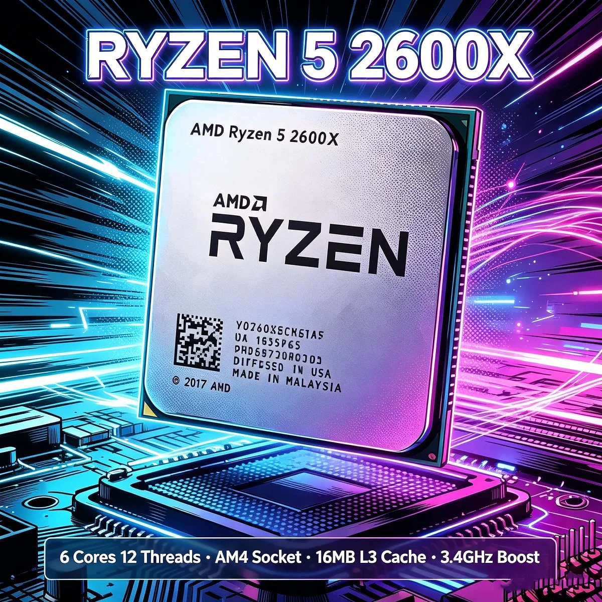 AMD Ryzen 5 2600X 3.6GHz Prose - Amd Cpu Ryzen 5 ulasan dan harga