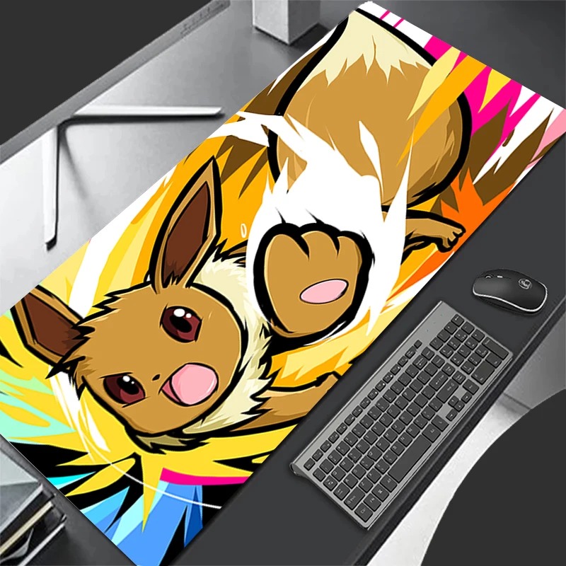 P-Pokemon Eevee Anime Gaming M - Pc Gaming Handheld ulasan dan harga