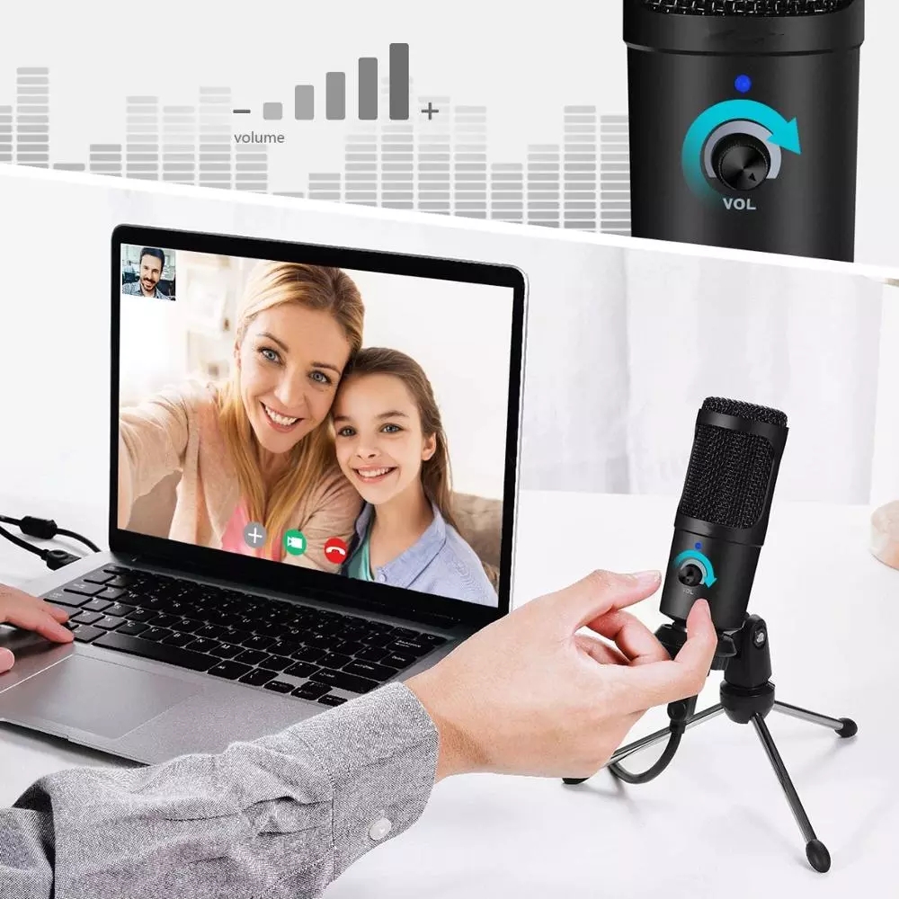 Mikrofon Perekam Mikrofon Kond - Pc Gaming Youtubers ulasan dan harga