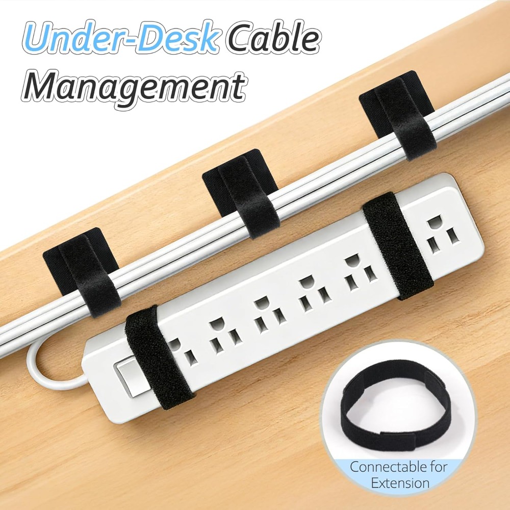 4-28Set Pengikat Kabel Perekat - Desk Cable Organizer ulasan dan harga