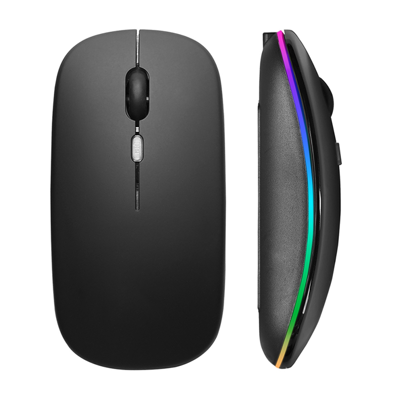 Mouse Nirkabel RGB Isi Ulang U - Pc Gaming Handheld ulasan dan harga