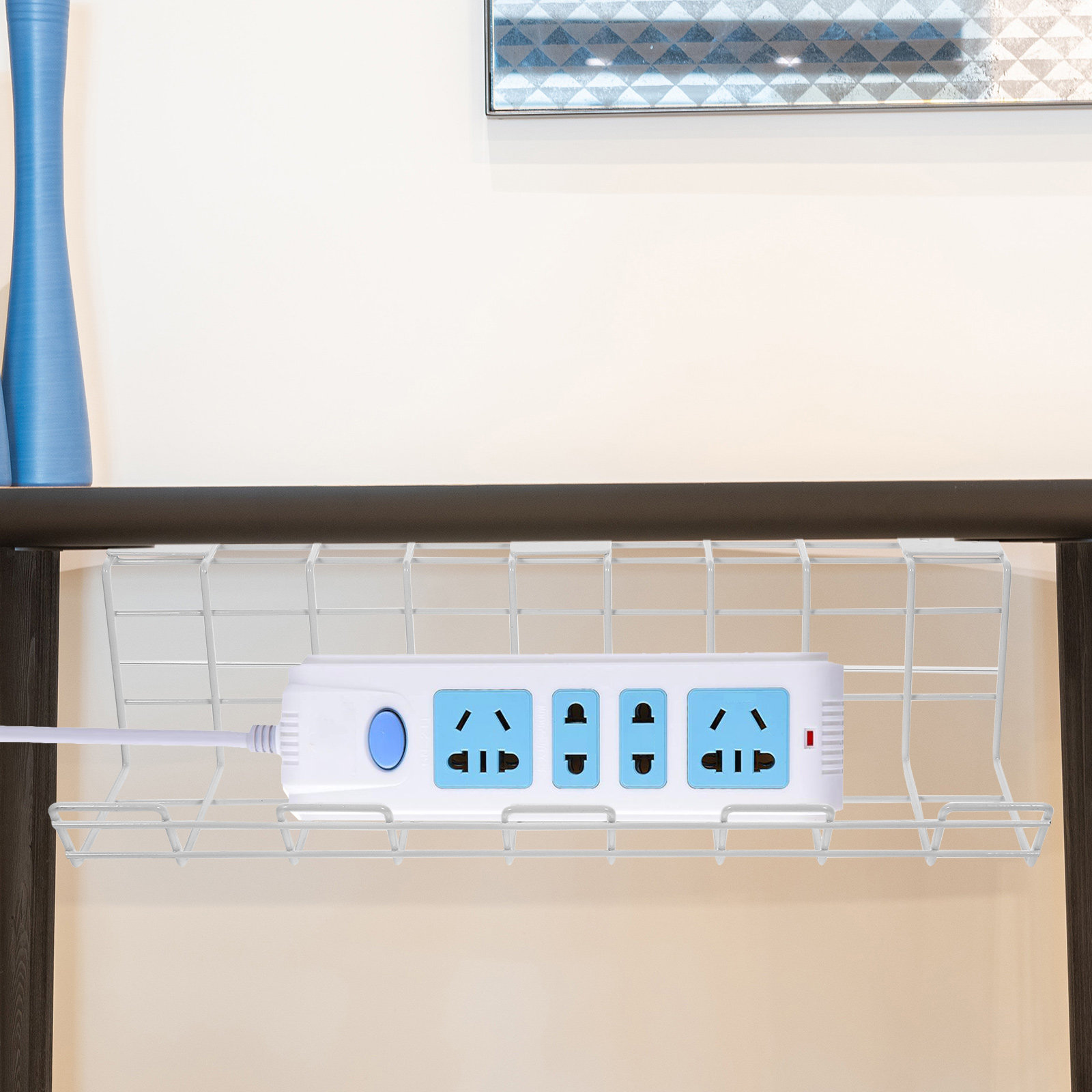 2 Buah Rak Pengatur Kabel Bawa - Desk Cable Organizer ulasan dan harga