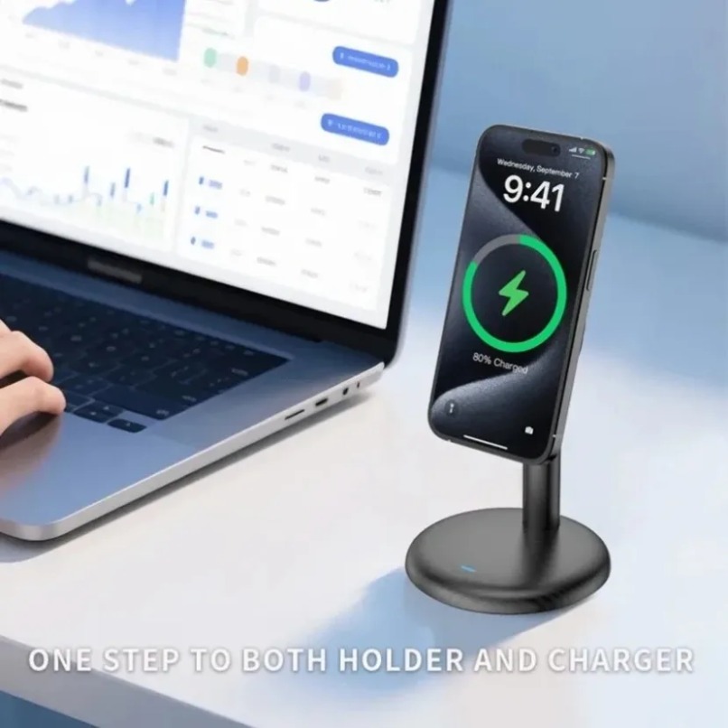 Penyangga Ponsel Magnetik Desk - Desk Cable Organizer ulasan dan harga
