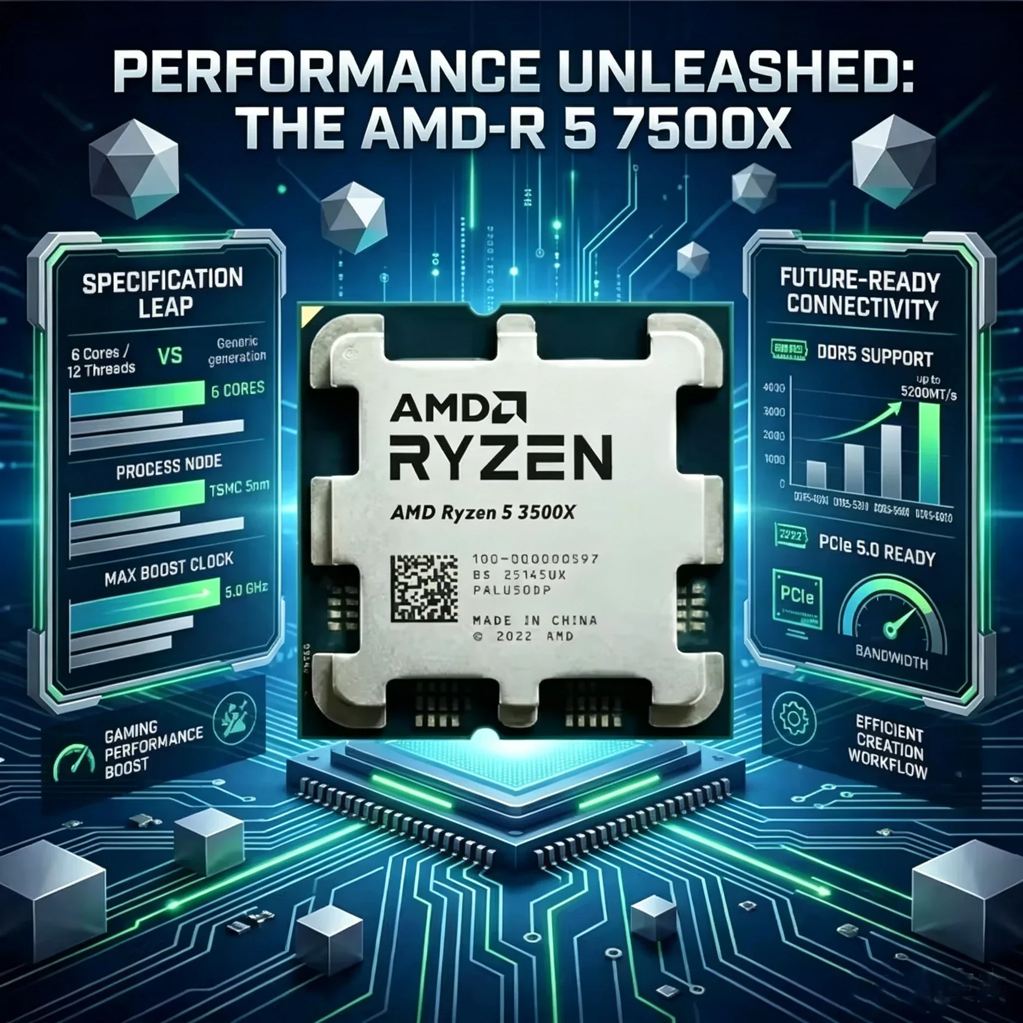 Prosesor AMD Ryzen 5 3500X R5  - Amd Cpu Ryzen 5 ulasan dan harga