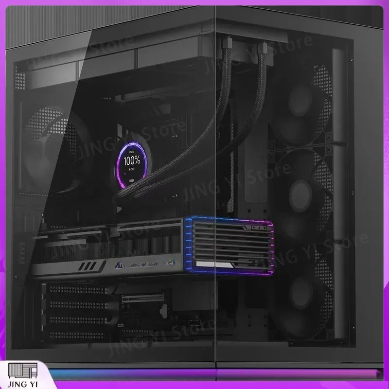 Casing PC Gaming ATX Mid Tower - Pc Gaming Aquarium ulasan dan harga
