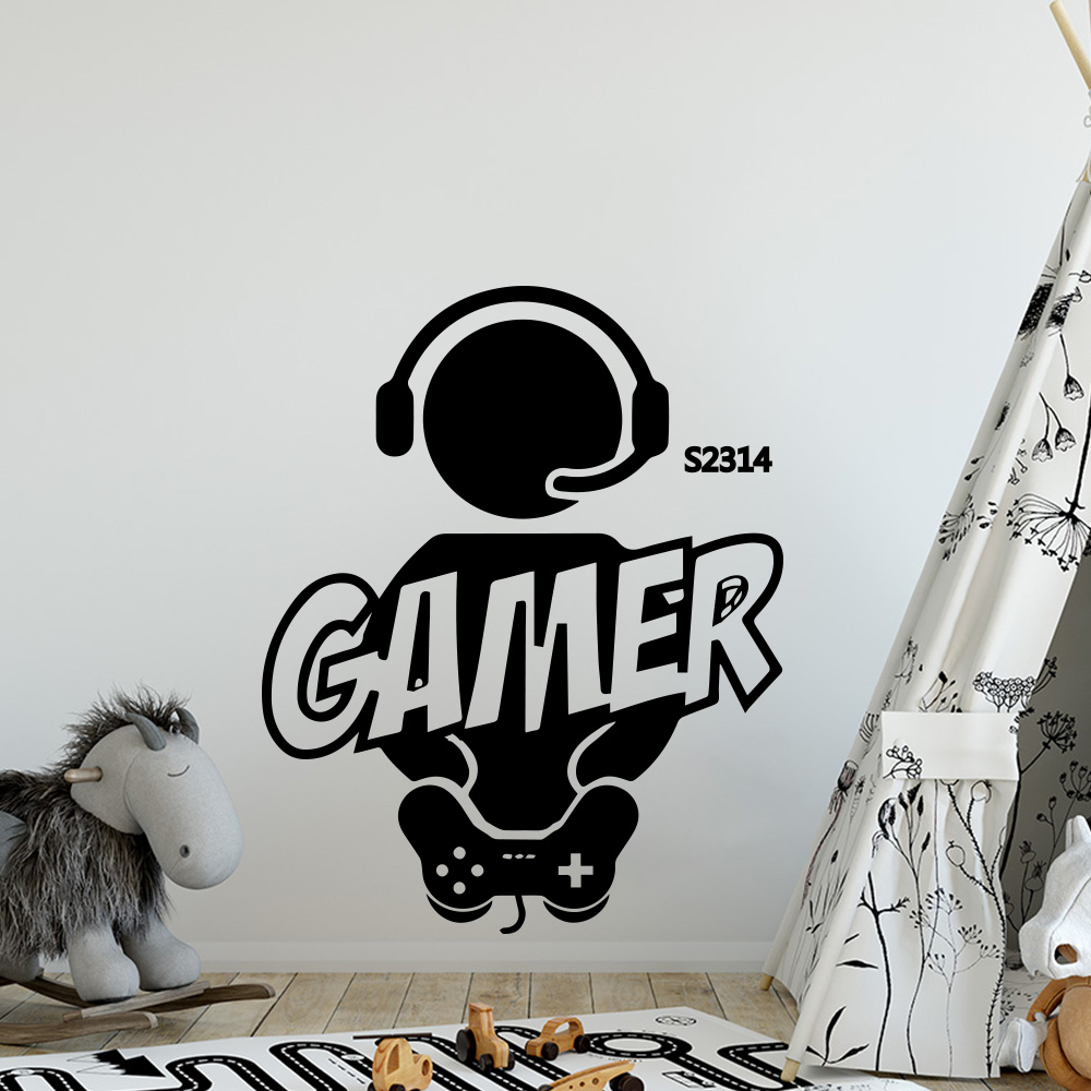 1 buah Gamer stiker seni dindi - Pc Gaming Quotes ulasan dan harga
