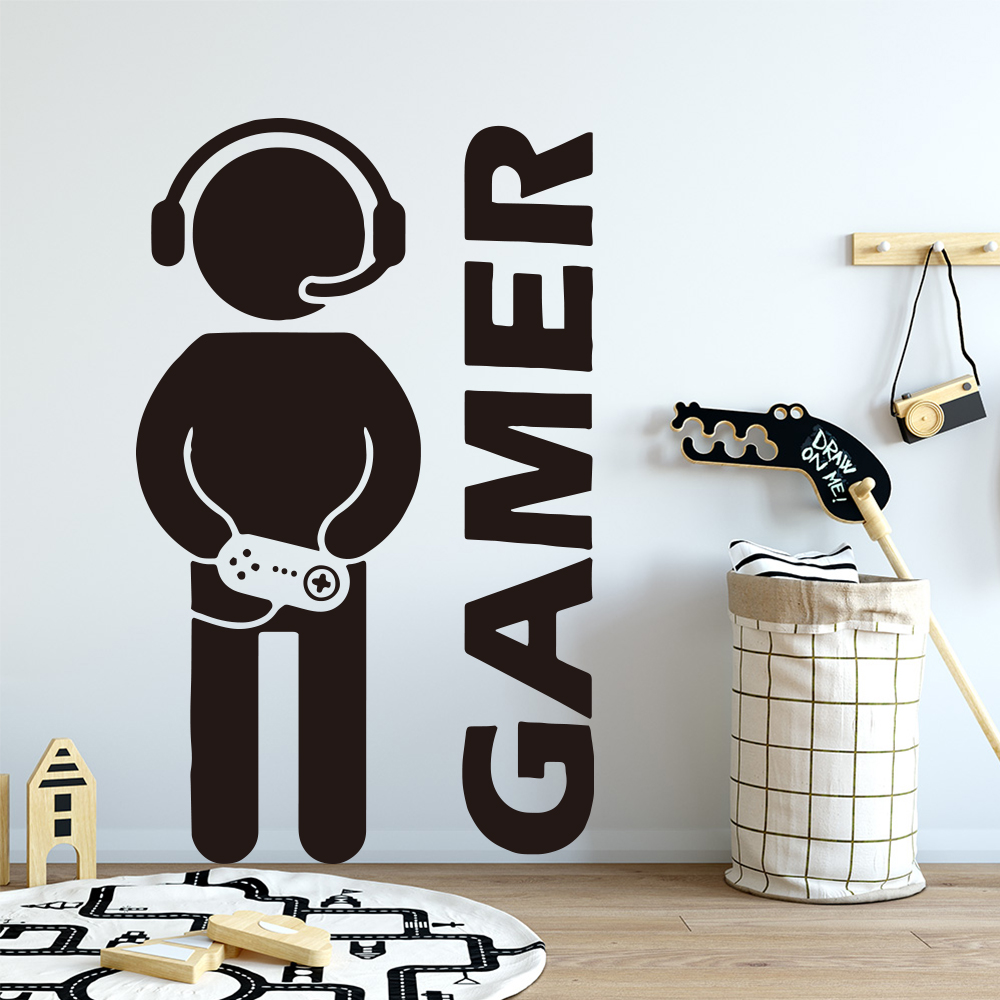 1 buah Gamer stiker seni dindi - Pc Gaming Quotes ulasan dan harga