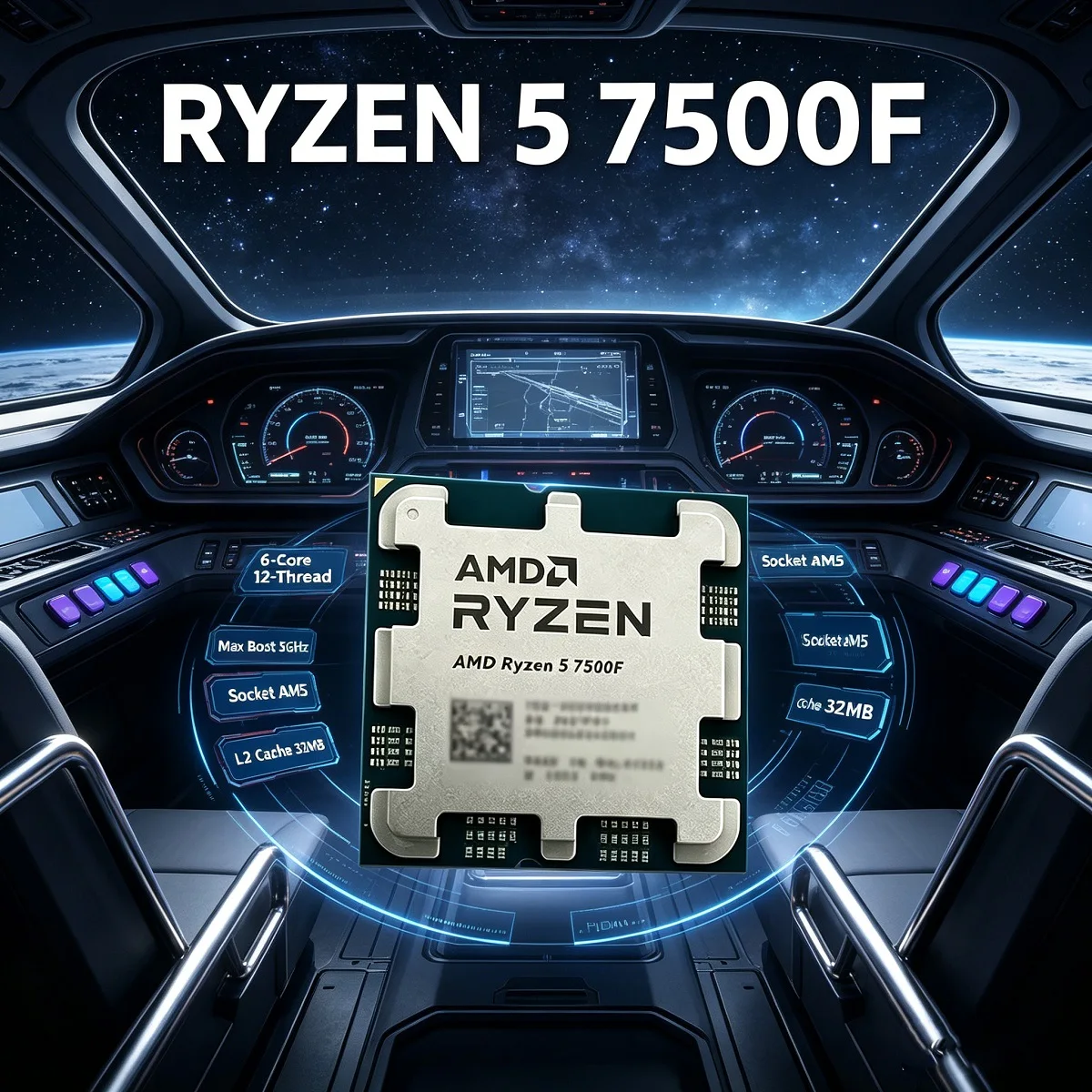Tray Baru AMD Ryzen 5 7500F 6- - Amd Cpu Ryzen 5 ulasan dan harga