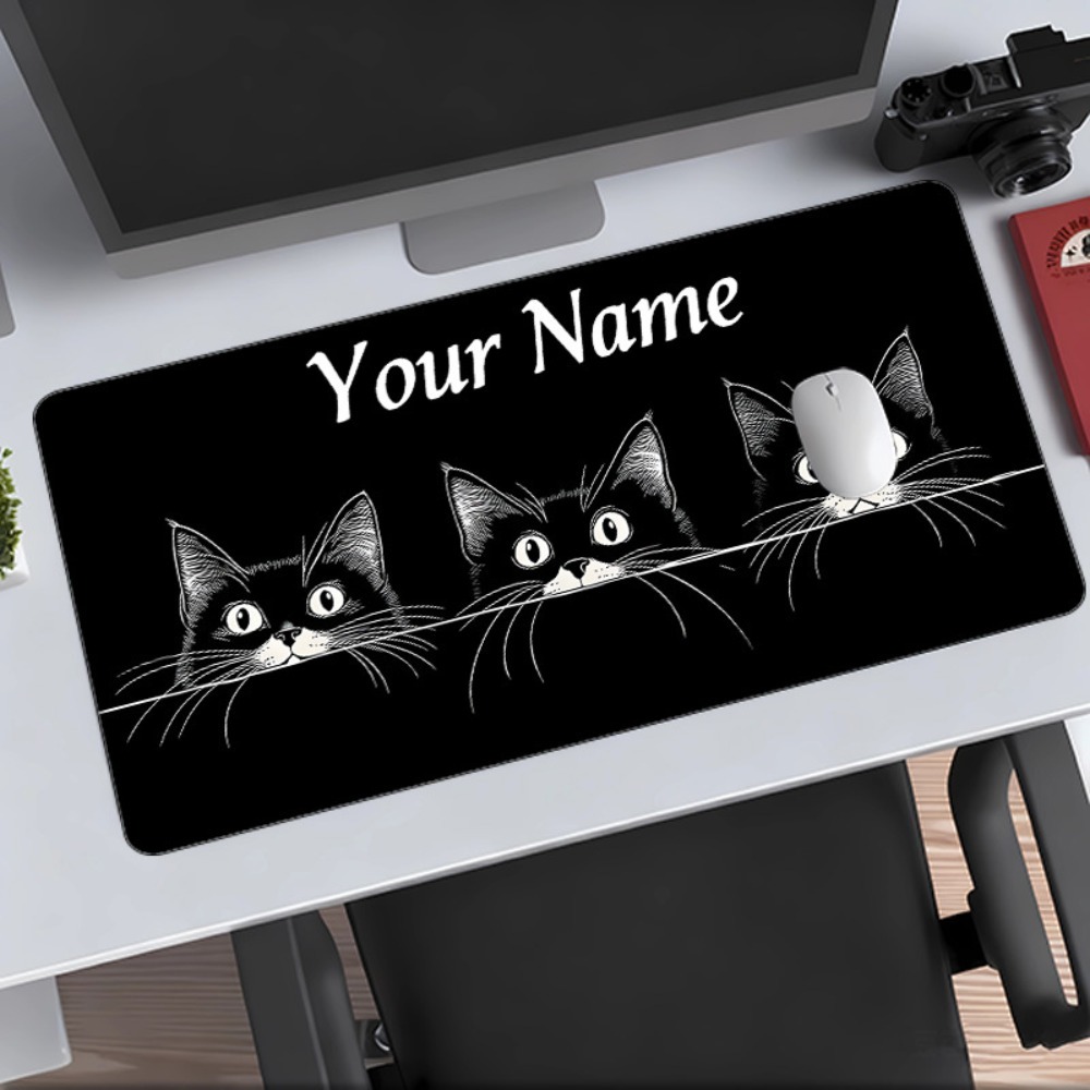 Alas Meja Kustom 3 Kucing Hita - Pc Gaming Names ulasan dan harga