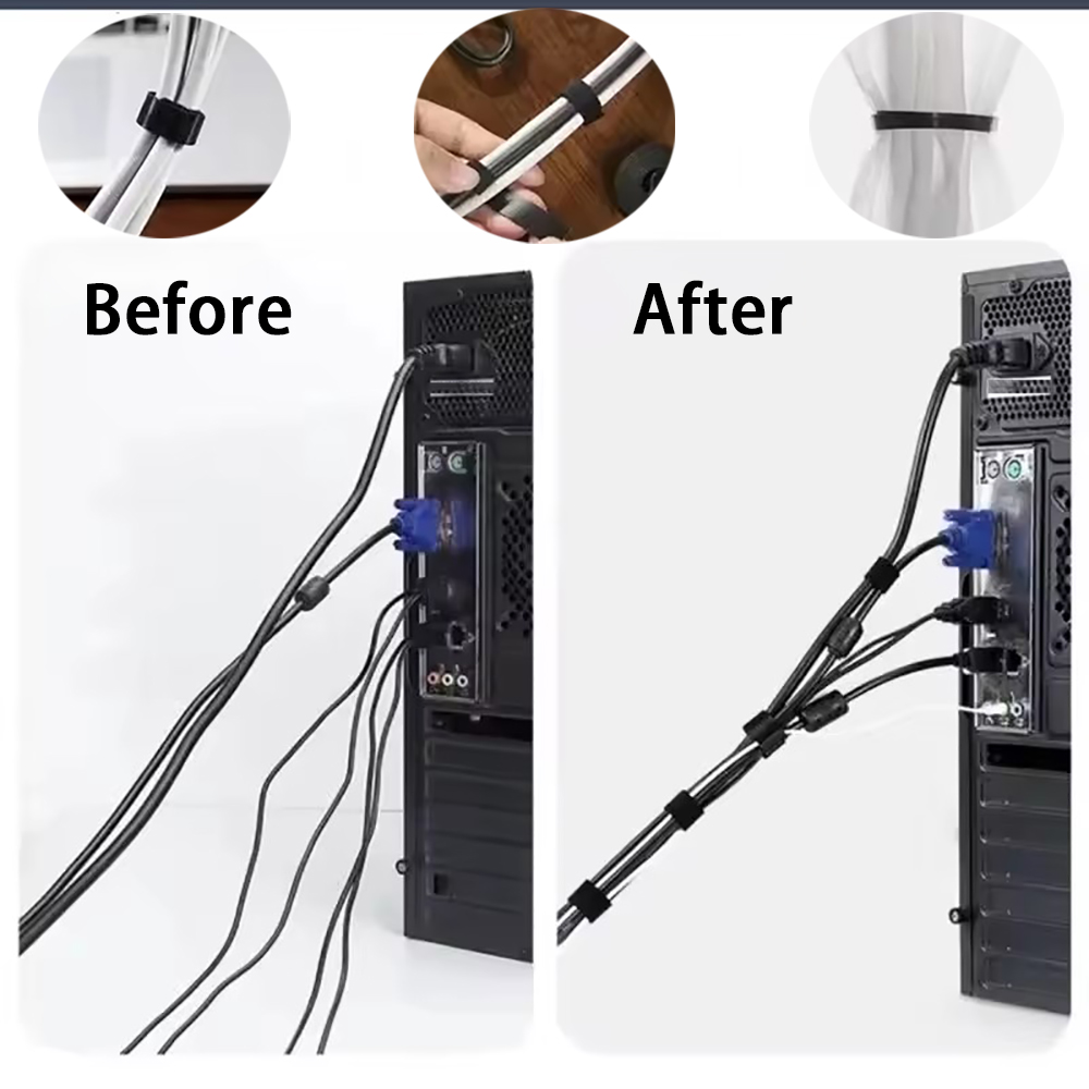 1 Buah Pengatur Kabel Manajeme - Desk Cable Organizer ulasan dan harga